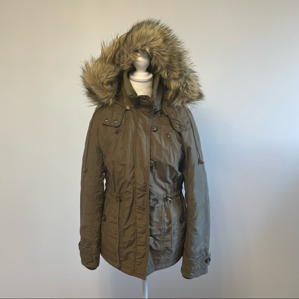 VTG American Eagle Outfitters Olive Green Coat Size Medium